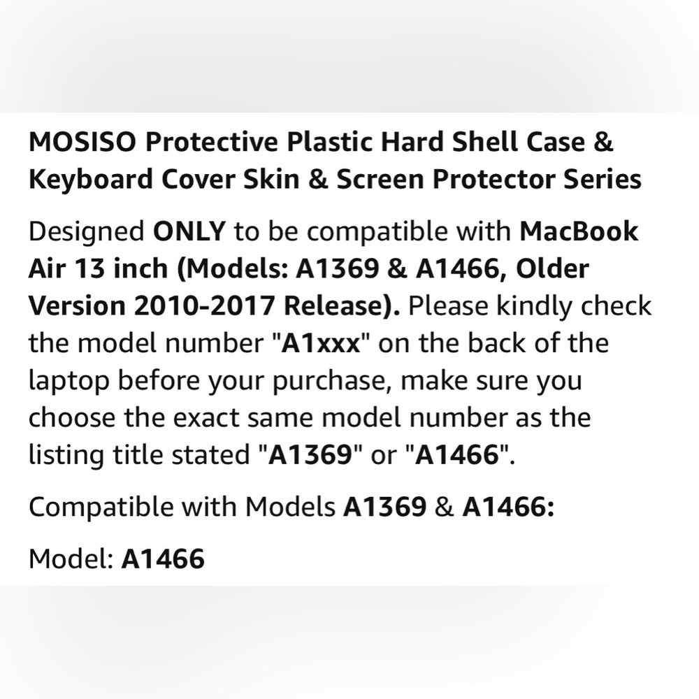 NWT MOSISO Protective Plastic Hard Shell Case & Keyboard Cover - Picture 3 of 12